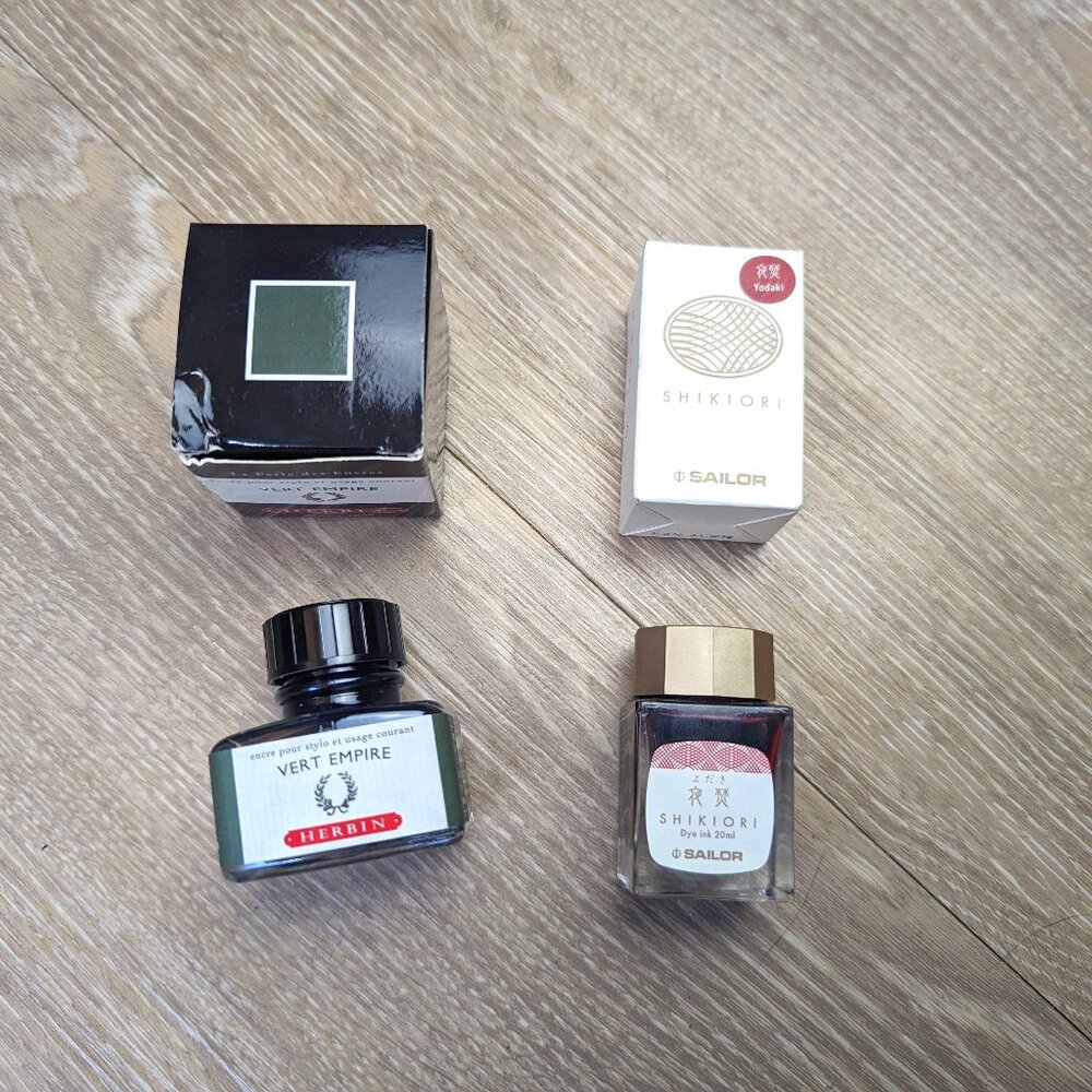 Herbin and Shikiori Inks